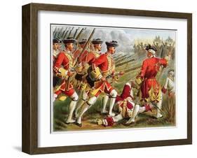 British Infantry-Richard Simkin-Framed Art Print