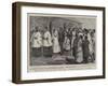 British Influence Among the Natives in South Africa, a Wedding in Native High Life in Zululand-Frank Dadd-Framed Giclee Print