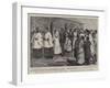 British Influence Among the Natives in South Africa, a Wedding in Native High Life in Zululand-Frank Dadd-Framed Giclee Print
