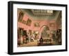 British Institution, Pall Mall, from Ackermann's "Microcosm of London"-Thomas Rowlandson-Framed Giclee Print