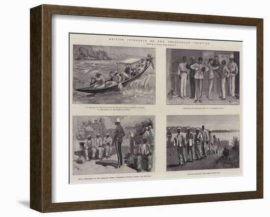 British Interests on the Venezuelan Frontier-null-Framed Giclee Print