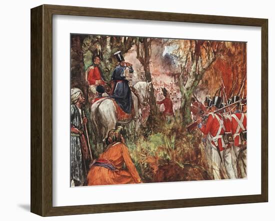 British Invade Burma-A.d. Mccormick-Framed Art Print