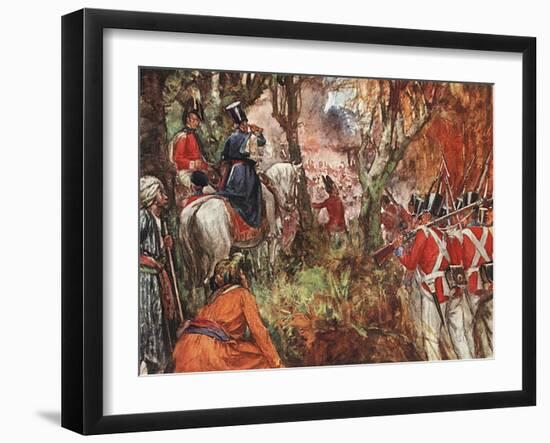 British Invade Burma-A.d. Mccormick-Framed Art Print