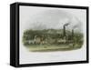 British Iron Company's Works at Corngraves, Near Halesowen, West Midlands, C1835-null-Framed Stretched Canvas