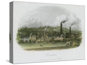 British Iron Company's Works at Corngraves, Near Halesowen, West Midlands, C1835-null-Stretched Canvas