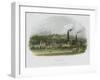 British Iron Company's Works at Corngraves, Near Halesowen, West Midlands, C1835-null-Framed Giclee Print