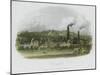 British Iron Company's Works at Corngraves, Near Halesowen, West Midlands, C1835-null-Mounted Giclee Print