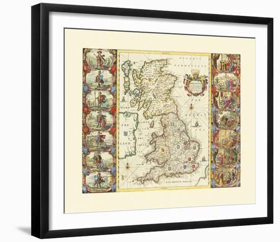 British Isles, 1645-Joan Blaeu-Framed Premium Giclee Print