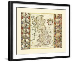 British Isles, 1645-Joan Blaeu-Framed Premium Giclee Print