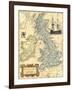 British Isles Map-Vision Studio-Framed Art Print