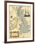 British Isles Map-Vision Studio-Framed Art Print