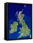 British Isles, Satellite Image-PLANETOBSERVER-Framed Stretched Canvas