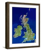 British Isles, Satellite Image-PLANETOBSERVER-Framed Photographic Print