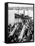 British Landing at Salonika-null-Framed Stretched Canvas