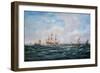 British Man-O-War and Other Craft, C.1740-Richard Willis-Framed Giclee Print