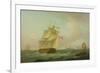 British Man-O'-War-Thomas Whitcombe-Framed Giclee Print