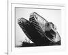 British Mark IV Tank of WWI First Used in August 1917 and Served in the Battles of Messines-null-Framed Photographic Print