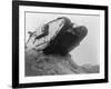 British Mark Iv Tank Rolling over Hillside-null-Framed Photographic Print