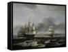 British Men of War and Other Shipping off Portsmouth Harbour, 1829-Thomas Luny-Framed Stretched Canvas