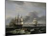 British Men of War and Other Shipping off Portsmouth Harbour, 1829-Thomas Luny-Mounted Giclee Print