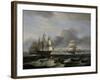 British Men of War and Other Shipping off Portsmouth Harbour, 1829-Thomas Luny-Framed Giclee Print