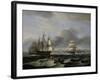 British Men of War and Other Shipping off Portsmouth Harbour, 1829-Thomas Luny-Framed Giclee Print