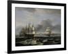 British Men of War and Other Shipping off Portsmouth Harbour, 1829-Thomas Luny-Framed Giclee Print