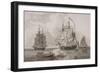 British Men of War, Engraved by Thomas Milton (1743-1827) 1820-English School-Framed Giclee Print