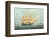 British Merchantman Ship-Samuel Walters-Framed Premium Giclee Print