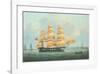 British Merchantman Ship-Samuel Walters-Framed Premium Giclee Print