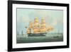 British Merchantman Ship-Samuel Walters-Framed Premium Giclee Print