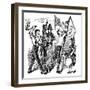 British Military Discipline, 19th Century-null-Framed Giclee Print