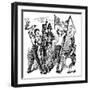 British Military Discipline, 19th Century-null-Framed Giclee Print