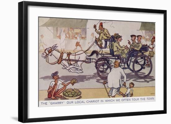 British Military in India-null-Framed Giclee Print