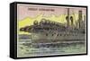 British Minelayer, 1906-null-Framed Stretched Canvas