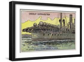 British Minelayer, 1906-null-Framed Giclee Print