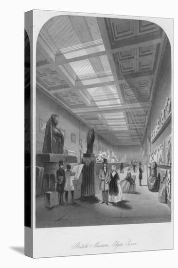 'British Museum, - Elgin Room', c1841-Henry Melville-Stretched Canvas