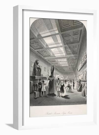 British Museum, Elgin Room,-Thomas Hosmer Shepherd-Framed Giclee Print