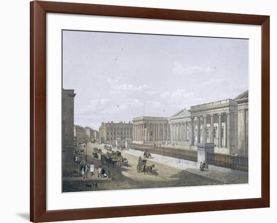 British Museum, Holborn, London, 1852-William Simpson-Framed Giclee Print