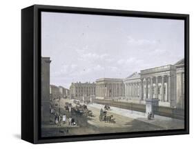 British Museum, Holborn, London, 1852-William Simpson-Framed Stretched Canvas