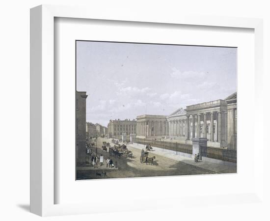 British Museum, Holborn, London, 1852-William Simpson-Framed Giclee Print