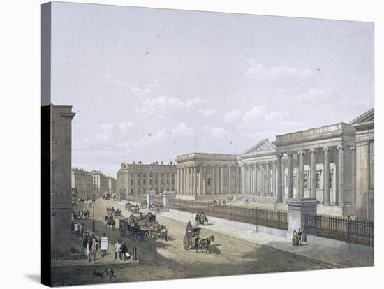 British Museum, Holborn, London, 1852-William Simpson-Stretched Canvas