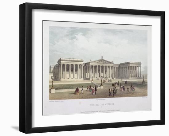 British Museum, Holborn, London, 1854-Jules Louis Arnout-Framed Giclee Print