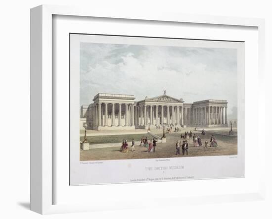 British Museum, Holborn, London, 1854-Jules Louis Arnout-Framed Giclee Print