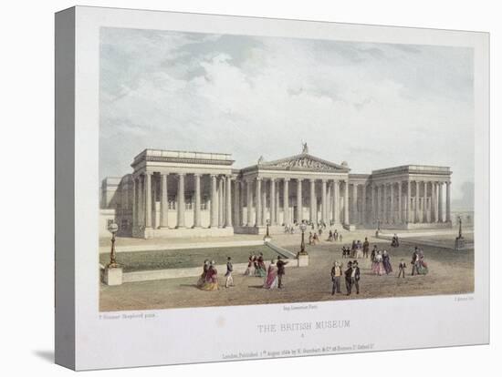 British Museum, Holborn, London, 1854-Jules Louis Arnout-Stretched Canvas