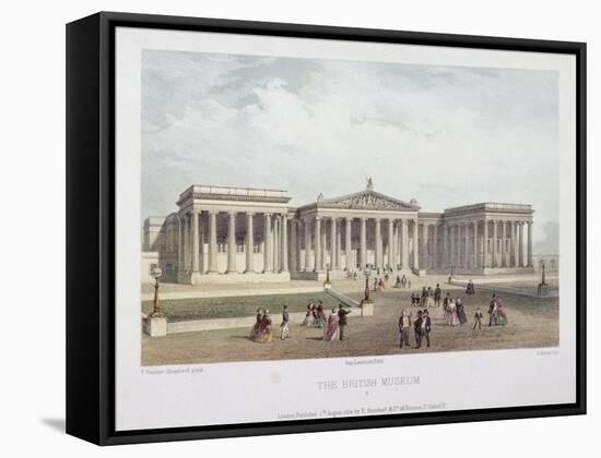 British Museum, Holborn, London, 1854-Jules Louis Arnout-Framed Stretched Canvas