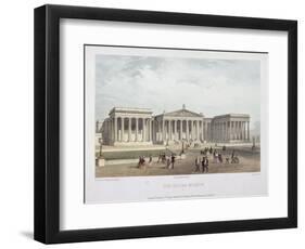 British Museum, Holborn, London, 1854-Jules Louis Arnout-Framed Premium Giclee Print