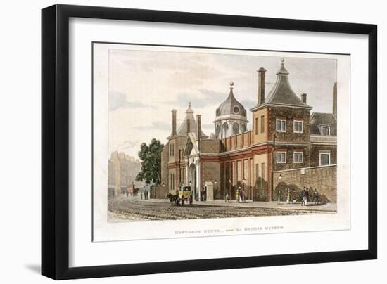 British Museum, Holborn, London, C1810-Rudolph Ackermann-Framed Giclee Print