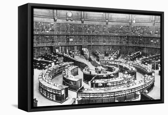 British Museum Reading Room, London, UK-null-Framed Stretched Canvas