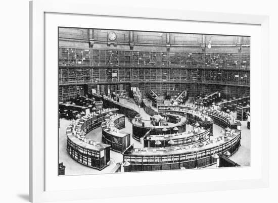 British Museum Reading Room, London, UK-null-Framed Photographic Print